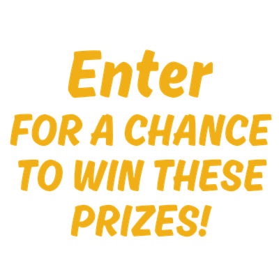 Enter for a chance to win these prizes